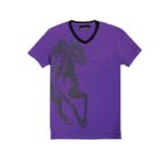 好爸爸服飾紫色馬圖案短袖T恤 Goodbaba Purple Horse Short Sleeve T-Shirt
