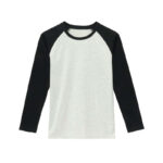 好爸爸服飾牛角長袖T恤 Goodbaba Long Sleeve Raglan Tee_灰色