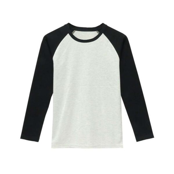 好爸爸服飾牛角長袖T恤 Goodbaba Long Sleeve Raglan Tee_灰色