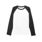 好爸爸服飾牛角長袖T恤 Goodbaba Long Sleeve Raglan Tee_白色