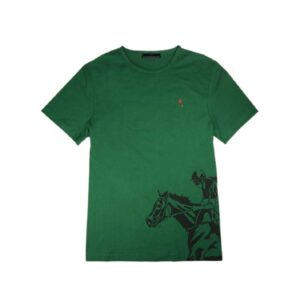 好爸爸服飾綠色馬圖案短袖T恤 Goodbaba Green Horse Short Sleeve T-Shirt